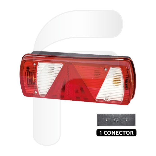 REAR LAMPS REAR LAMPS WITH TRIANGLE WITH LICENSE P